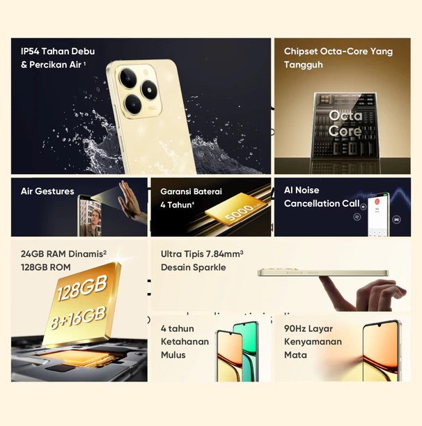 Realme C61 Spesifikasi dan Harganya Di Indonesia